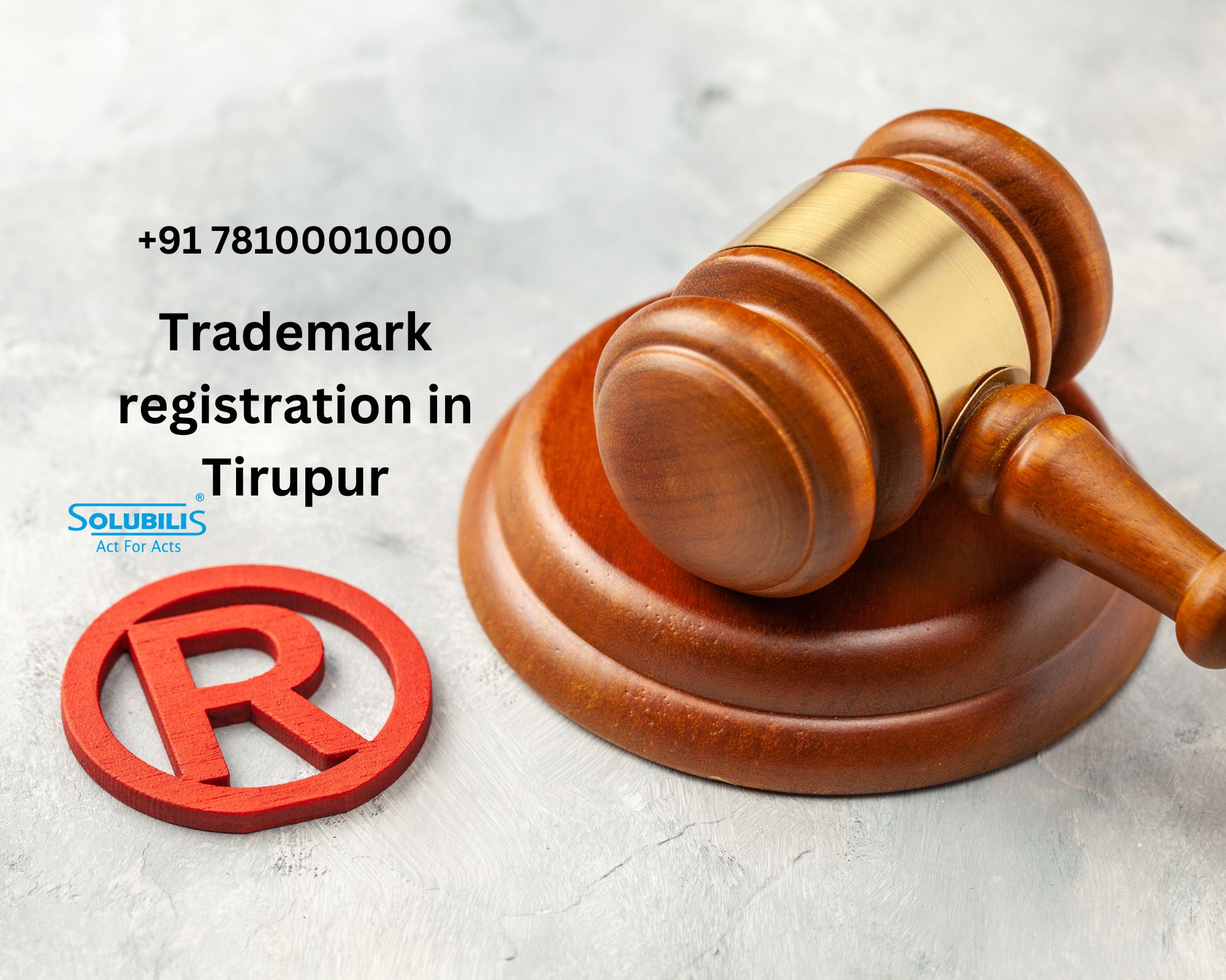 Trademark registration in Tirupur